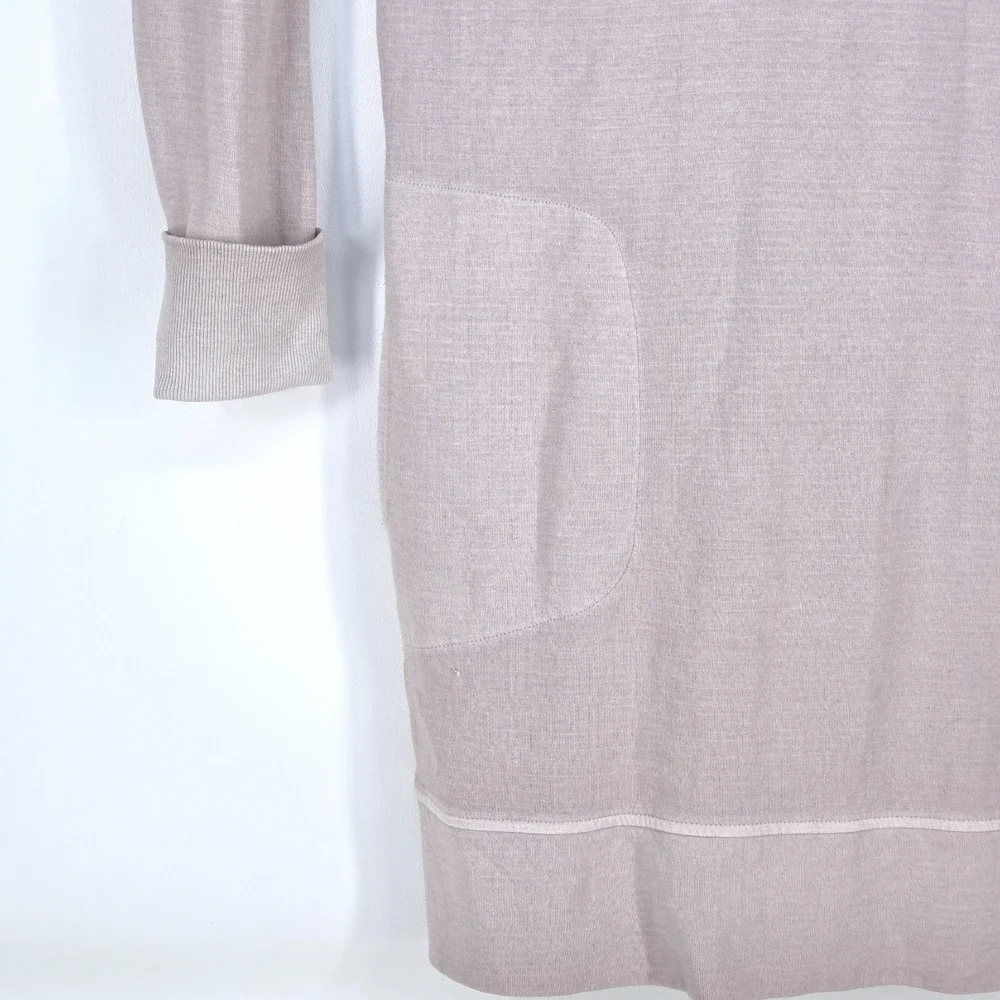 Athleta Eco Wash Turtleneck Sweatshirt Dress Medium Thumb Sleeve Athleisure Prep